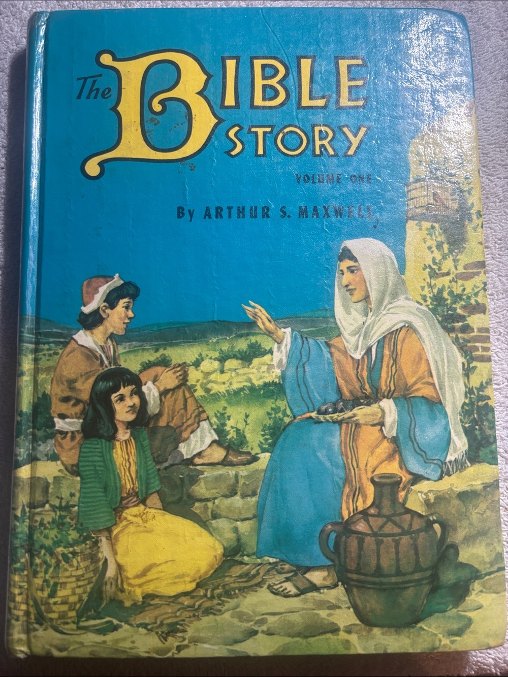 Source Unknown Kids Bible Story Board Book - Blue, Yellow, Green